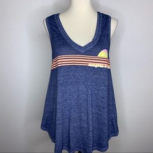 50% off bundles Zoe+Liv sunset sangria navy tank M